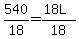 +540%2F18=%2818L%29%2F18+