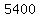 +5400+