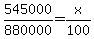 \"+545000+%2F+880000+=+x%2F100+\"