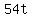 +54t+