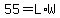 +55+=+L%2AW+