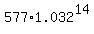 +577%2A1.032%5E14+