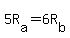 +5R%5Ba%5D+=+6R%5Bb%5D+
