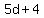 +5d+%2B+4+