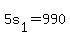 +5s%5B1%5D+=+990+