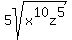 +5sqrt%28x%5E10z%5E5%29