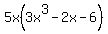+5x%283x%5E3-2x-6%29++
