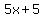 +5x%2B5+