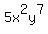 +5x%5E2y%5E7+