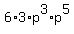 +6%2A3%2Ap%5E3%2Ap%5E5+