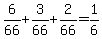 +6%2F66+%2B+3%2F66+%2B+2%2F66+=+1%2F6+