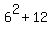 +6%5E2%2B12+