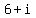 +6+%2B+i+