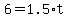 +6+=+1.5%2At+