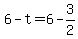 +6+-+t+=+6+-+3%2F2+