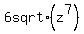 +6+sqrt%28z%5E7%29