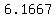 +6.1667+