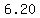 +6.20+