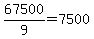 +67500%2F9+=+7500+