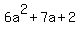 +6a%5E2%2B7a%2B2+