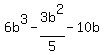 +6b%5E3+-+3b%5E2%2F5-10b+