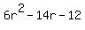 +6r%5E2-14r-12+