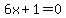 +6x%2B1=0