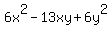 +6x%5E2-13xy%2B6y%5E2