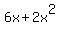 +6x+%2B+2x%5E2%29+=+308+