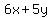 +6x+%2B+5y+