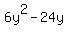 +6y%5E2+-+24y+%96+4+=+0