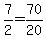 +7%2F2+=+70%2F20+