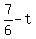 +7%2F6+-+t+