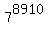 +7%5E8910+