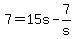+7+=+15s+-+7%2Fs+
