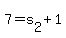 +7+=+s%5B2%5D+%2B+1+