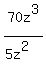+70z%5E3%2F%285z%5E2%29
