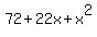 +72%2B22x%2Bx%5E2+