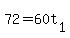 +72+=+60t%5B1%5D+