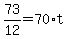 +73%2F12+=+70%2At+