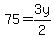 +75+=+3y%2F2+