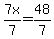 +7x%2F7+=+48%2F7