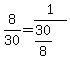 +8%2F30+=+1%2F%2830%2F8%29+