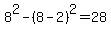 +8%5E2+-+%288+-+2%29%5E2+=+28+