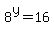 +8%5Ey+=+16+