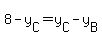 +8+-+y%5BC%5D+=+y%5BC%5D+-+y%5BB%5D+