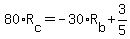 +80%2AR%5Bc%5D+=+-30%2AR%5Bb%5D+%2B+3%2F5+