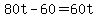 +80t+-+60+=+60t+