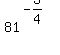 +81%5E%28-3%2F4%29+