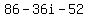 +86-36i-52++